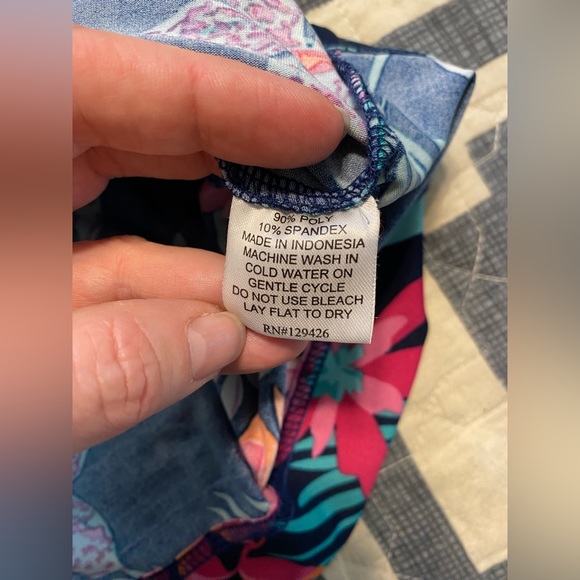 Escapada Living (La Mer Luxe) Floral Shift Dress Size 1x - Picture 5 of 6